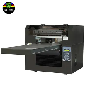 Fast speed A3 plus size 168-2.3 T-shirt Printing Machine T shirt flatbed Printer with White Ink