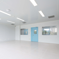 Conception de salle blanche modulaire de qualité pharmaceutique ISO 6 GMP