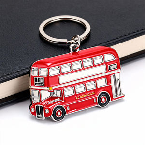 Porte-clés <span class=keywords><strong>en</strong></span> alliage personnalisé <span class=keywords><strong>pour</strong></span> souvenir de <span class=keywords><strong>voyage</strong></span>, porte-clés créatif de <span class=keywords><strong>Londres</strong></span>, bus architectural, Big Ben, cabine téléphonique - Product Image 2