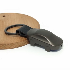 Wholesale Metal Sublimation Blank Car Shape Key Chain <b>Custom</b> logo Metal 3D Car Shape Keyrings Light Motel Keychains - Product Image 4