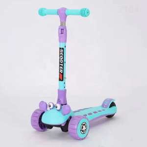 Scooter Infantil <span class=keywords><strong>de</strong></span> <span class=keywords><strong>Tres</strong></span> <span class=keywords><strong>Ruedas</strong></span> en Oferta, Patinete Rápido <span class=keywords><strong>de</strong></span> Precio Económico, 2 <span class=keywords><strong>Ruedas</strong></span> Delanteras y 1 Trasera, 3 <span class=keywords><strong>Ruedas</strong></span> con Luces Intermitentes, Patinete para Niños - Product Image 1