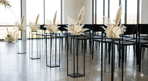 Black Metal Wedding <b>Arch</b> <b>Frame</b> Square Stand Floral Backdrop Display Rack Ceremony Stage Decoration - Product Image 4