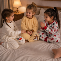 Combinaison en flanelle douce 100% style animal Michley pour enfants, pyjama en flanelle, idéal pour l'automne et l'hiver, manches longues, vente en gros, article pour bébé