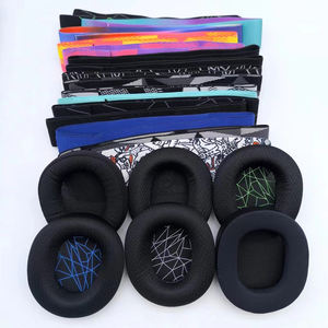 แผ่นรองหูฟังอะไหล่สำหรับหูฟังไร้สาย <span class=keywords><strong>Arctis</strong></span> Nova 3/<span class=keywords><strong>5</strong></span>/7/9/Pro อุปกรณ์เสริม แผ่นรองหูฟังแบบฟองน้ำ สำหรับหูฟัง Steelseries <span class=keywords><strong>Arctis</strong></span> - Product Image 2