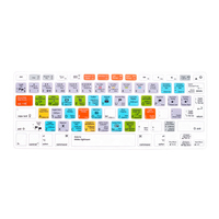 Lightroom \ Serato DJ \ Premiere Pro \ PS \ AI \ OSX \ Ableton Live \ Vim EU & US Raccourcis courants Couverture de clavier pour Macbook 13 Air A1932