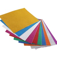 Feuille de mousse eva pour l'artisanat, tapisserie en caoutchouc scintillante, 10 pièces, bricolage, couleur unie