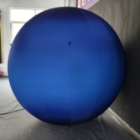 Décorations de Noël sur le thème de l'espace : Grands modèles de planètes gonflables avec souffleur, en PVC Oxford, style boule, petites décorations de planètes