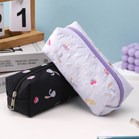 Étui à crayons fantaisie au design de lapin mignon, couleurs magnifiques, fournitures scolaires en polyester, cadeau, étui à crayons magnifiquement fabriqué