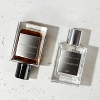Flacon de parfum vide en verre carré de 30 ml, 50 ml, 100 ml avec pulvérisateur à pompe, emballage cosmétique, directement de l'usine