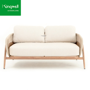 <span class=keywords><strong>Set</strong></span> di Divani da <span class=keywords><strong>Esterno</strong></span> in Teak di Lusso Moderno per Hotel e Resort, Resistente alle Intemperie, 6 Posti, Arredamento da Giardino - Product Image 5
