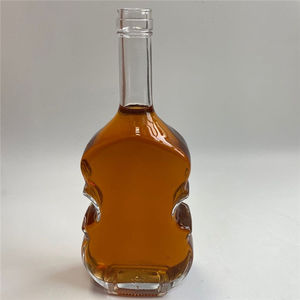 500ml Whisky Violon Forme Bouteille Artisanat Bouteille De Vin Violon Verre Bouteille De Vin Instrument De <span class=keywords><strong>Musique</strong></span> Modèle De Violon - Product Image 5