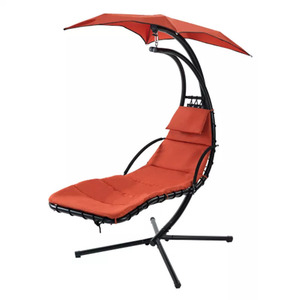 Chaise longue suspendue pour extérieur et intérieur, noir, vendredi, patio, hamac, balançoire de jardin, <span class=keywords><strong>cocon</strong></span>, forme d'œuf, chaise avec support - Product Image 1