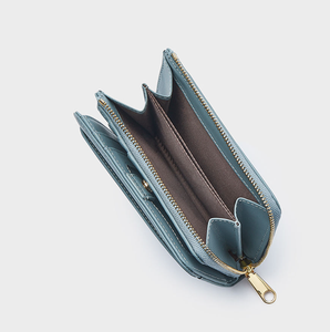 Portefeuille en cuir pour cartes avec un style professionnel léger et un motif de logo adapté aux cartes de crédit des hommes et des femmes - Product Image 2