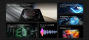 Teléfono Inteligente Original zte nubia Z60s Pro5G con Pantalla OLED de 1.5K /Snapdragon 8 Gen 2/ Batería de 5100 mAh 100W - Product Image 5