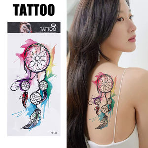 文申批发5000 + 设计防水防汗临时持久<span class=keywords><strong>2</strong></span>周玫瑰花半永久纹身 - Product Image 5