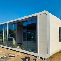 Maison préfabriquée modulaire moderne Apple Cabin 20ft 40ft pour Glamping, Resort et Village de Vacances