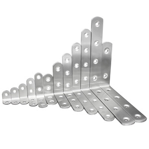 Support d'angle en acier inoxydable Jin Rongda, 90 degrés, en forme de L, pour connecteur d'étagère, design moderne et simple - Product Image 2
