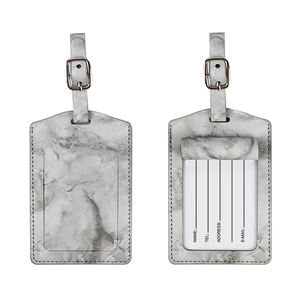 OEM ODM Portátil y Duradero, Funda para Pasaporte de Cuero PU, Bolso para Pasaporte, Juego de Etiquetas para Equipaje para Viajes de Luna de Miel - Product Image 3