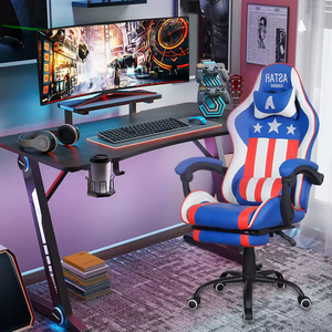 Chaise de jeu personnalisable avec logo, fabricant Zhejiang Anji, confortable, en cuir PU, pour gamer, 5923 Silla Gamer Chair 5923 59 - Product Image 1