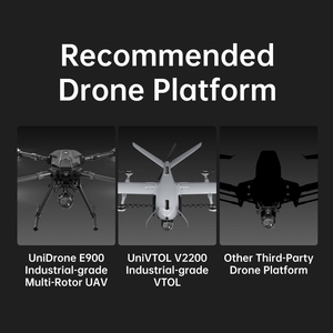 Caméra Gimbal IA MT11 Mini 4-en-1 8K avec Thermique Visible, Télémètre Laser et PTZ 3 Axes pour Drone Industriel VTOL - Vente en Gros Usine - Product Image 4
