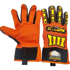 Venta al por mayor de guantes de trabajo de soldadura de protección de seguridad laboral industrial cortos - Product Image 1
