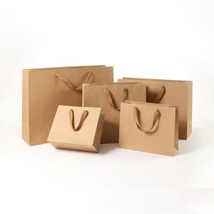 Sacchetti di carta personalizzati ecologici e asettici con Logo bianco e nero Design rettangolare <span class=keywords><strong>per</strong></span> negozio di abbigliamento <span class=keywords><strong>per</strong></span> scarpe confezione regalo - Product Image 6