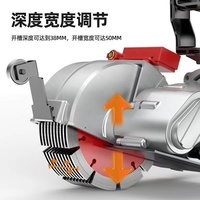 Machine électrique industrielle de burin de mur en béton résistante de 10 lames