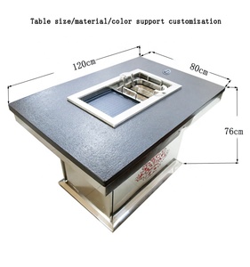 โต๊ะปิ้งย่างยกได้ ยาเว่ย 760 สำหรับร้านอาหาร โต๊ะปิ้งย่างแบบกำหนดเอง - Product Image 2