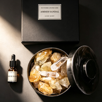 Coffret Cadeau de Pierres Diffuseuses d'Arômes en Gros avec Emballage Premium, Huile Essentielle Parfumée Personnalisée, Boîte Cadeau en Pierre Parfumée