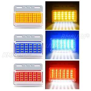 Nouveauté 2021 : Feux de position latéraux 24V 31 LED 9D pour camions tout-terrain et remorques, ensemble de feux de signalisation 3 couleurs - Product Image 2
