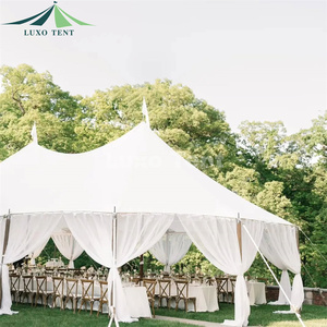 Carpa de Boda Tipo Marquesina de Alta Calidad para Fiestas y Banquetes, Estilo <span class=keywords><strong>Sperry</strong></span> con Mástil de Lona y Pico de Aluminio para Exteriores - Product Image 5