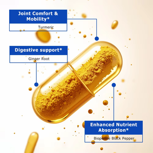 Capsules végétaliennes de curcuma et de gingembre à marque privée avec curcuma en poudre et vinaigre de cidre de pomme pour le soutien de la santé cardiaque - Product Image 5