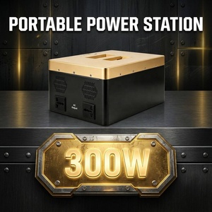 Mini station d'alimentation portable 300W, générateur solaire pour situations d'urgence en extérieur, batterie compacte avec prise AC - Product Image 2