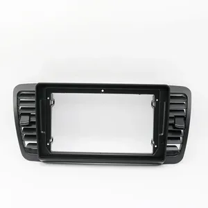 Sol direksiyon Subaru Outback Legacy 2004-2009 için 9 inç 2 Din araba Stereo radyo fasya Dash Player DVD çerçeve paneli Trim - Product Image 2