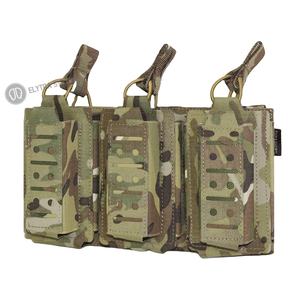 Tactische Versnelling Dubbellaags Sleuven Magazijn Molle Pouch Voor Tactische Vest Plaat Drager Chaleco Tactico Tactical Mu - Product Image 1