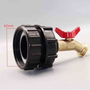 2.44" Fine Thread Water tank Adapter for IBC Tote Garden Fittings Tank Drain Hose Connector Rainwater IBC Tank <b>Valve</b> - Product Image 3