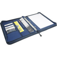 Portafolio A4 con Logotipo Personalizado, Organizador con 3 Anillas, Portafolio de Tela para Negocios, Carpeta Portafolio Personalizada