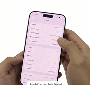 จอ LCD พร้อมทัชสกรีนสำหรับเปลี่ยน iPhone 16 Pro Max ขายส่ง จอใช้แล้ว ผ่านการทดสอบแล้ว - Product Image 1
