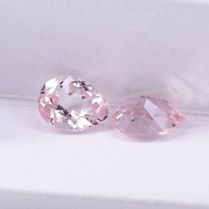ROOMY - Gemas Sueltas de <span class=keywords><strong>Alta</strong></span> Calidad al por Mayor, Corte Pera, <span class=keywords><strong>Zafiro</strong></span> Rosa Morgan Cultivado en Laboratorio por el Método Czochralski, para la Elaboración de Joyería de Moda - Product Image 2