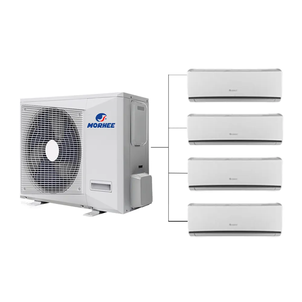 Gree Cassette Type Hybride Solar Multi Zone Split Airconditioner Vrf Vrv Binnenlandse Centrale Airconditioning Systeem Met Warmtepomp