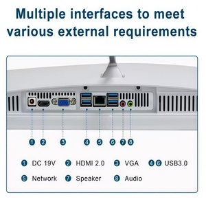 Ordinateurs tout-en-un neufs 2026, ordinateurs de bureau AIO, processeur <span class=keywords><strong>Core</strong></span> I5 I7 <span class=keywords><strong>I9</strong></span> avec écran LCD - Product Image 5