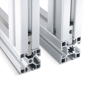Connecteur d'angle droit en aluminium 15 20 30 40 45 pour profilés en L – Support en forme de L pour connexion à angle droit - Product Image 2