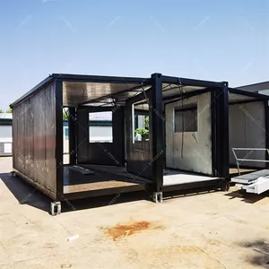 Casa pré-fabricada de 2 quartos, casa pré-fabricada modular móvel de 20 pés, 30 pés e 40 pés, pronta para uso, preço direto da fábrica