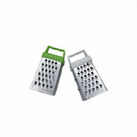 Mini trancheur de cuisine 3.5 pouces en acier + PP, hachoir à aliments, coupe-citron, râpe à fromage au gingembre, hachoir à aliments à main