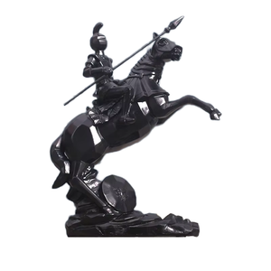 2024 Venda Quente Grande Viking Estátua Geral WJB22-24 with Armadura Ornamento e Resina Hatchet Estilo Religioso HomeDecoration - Product Image 6