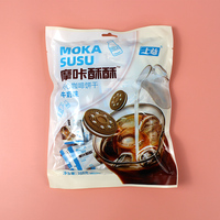 Collations chinoises saine, 168g, 1 pièce, moka, café, sandwichs, crème, craquelée, noix de coco, biscuits, vente en gros