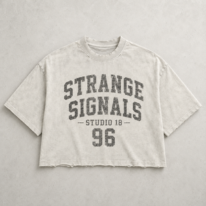 เสื้อยืดขายส่งลายกราฟิก 300GSM ผ้าคอตตอนเนื้อหนัก ทรงโอเวอร์ไซส์ แบบครอป ทรงบ็อกซี่ สำหรับผู้ชาย - Product Image 1