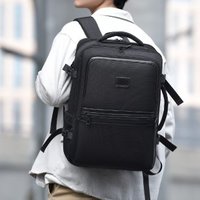 Sac d'ordinateur d'affaires unisexe multifonctionnel, nouveau sac à dos décontracté pour homme, sac à dos simple pour étudiant, sac à dos de grande capacité