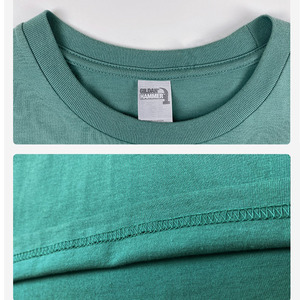 เสื้อยืดคอกลมแบบพื้นฐานสำหรับทุกเพศ สีดำ สีขาว ผ้าฝ้าย 205 กรัม เสื้อยืดเปล่าสำหรับผู้ชาย ปรับแต่งได้ เหมาะสำหรับการพิมพ์ - Product Image 2