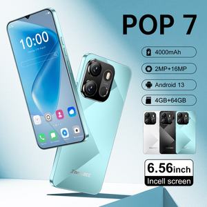 Téléphone portable POP7 4 Go + 64 Go LTE à succès, système d'origine, processeur Octa Core, écran HD, certification Google, compatible mondial - Product Image 4